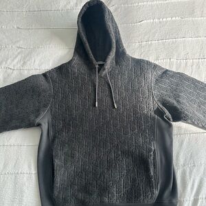 Men's Black Hooded Sweater